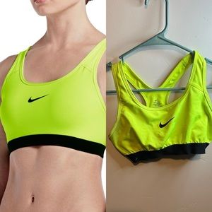 9N. Neon Nike sports bra